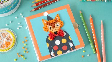 Tuto journal intime décoré en perles à repasser​