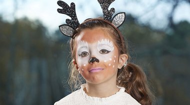 Tuto maquillage biche enfant