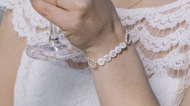 Bracelets nacrés - Mariage Nature