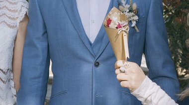 Cornets de confettis fleurs séchées – Mariage Nature​