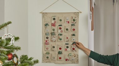 Tuto calendrier de l'avent en tissu avec Marabu