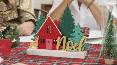 Tuto centre de table Noël
