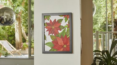 Tuto dessin fleurs de Noël aux feutres à alcool