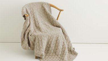 Tuto plaid Knitty avec D.M.C