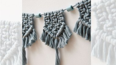 Guirlande en macramé avec Rico Design