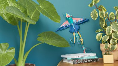 L’Oiseau de la jungle en papier​ avec DRAEGER
