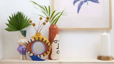 Vase arty​ avec Décopatch