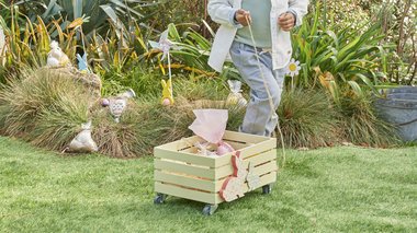 Tuto chariot à tirer en bois​