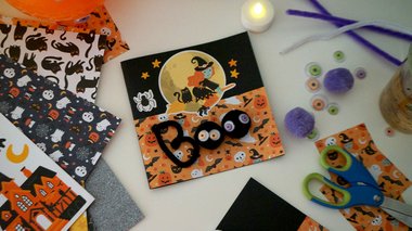 Tuto Carte d’invitation Halloween​