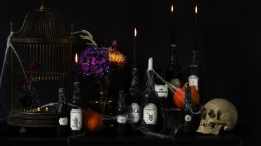 Tuto Bougeoir bouteille Halloween