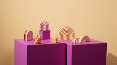 Tuto bougies dégradées Arc-en-ciel avec Graine Créative