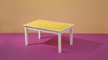 Tuto créer son pochoir mosaïque - Table déco
