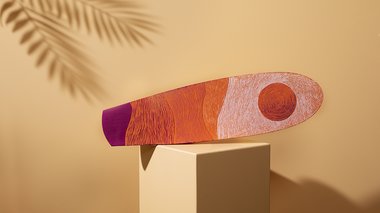 Tuto gravure sur acrylique - Planche de surf déco