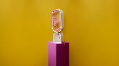 Tuto lampe totem tissée par Julie Robert avec DMC