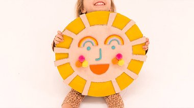 Tuto déguisement enfant en carton recyclé