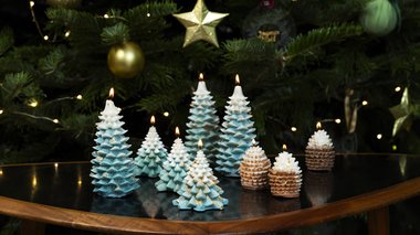Tuto bougie sapin avec Graine Créative