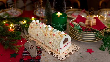 Tuto bûche façon Mont Blanc avec Scrapcooking