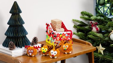 Tuto renne en pompon​