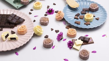 Tuto fleurs en chocolat