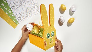 Panier de Pâques en forme de lapin - Tuto