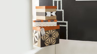 Tuto boîtes cadeaux - Thème Nordic Geometric