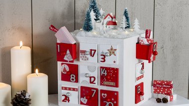 Tuto calendrier de l'Avent enneigé