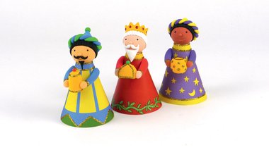 Tuto Rois mages en pâte à modeler Patarev