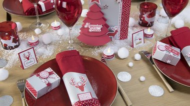 Tuto déco table de fête en papier