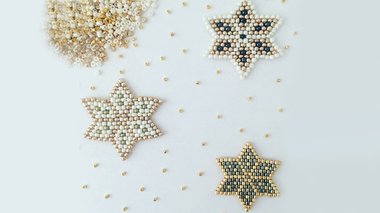 Tuto étoiles tissées par Jolis Pois
