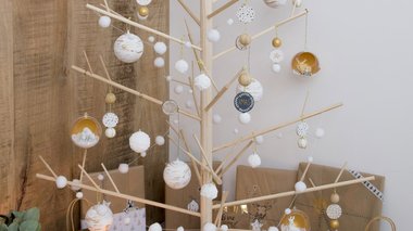 Tuto sapin aux suspensions d'hiver