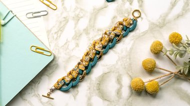 Tuto bijoux en grosses mailles