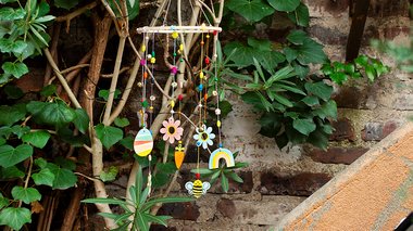 Inspiration : carillon à vent de Pâques