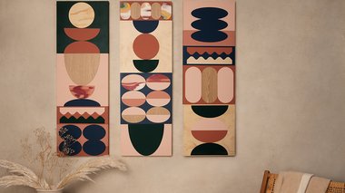 Inspiration triptyque graphique