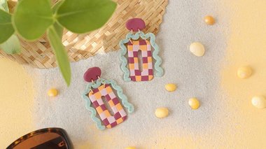 Tuto boucles d'oreilles en pâte fimo avec Fimo