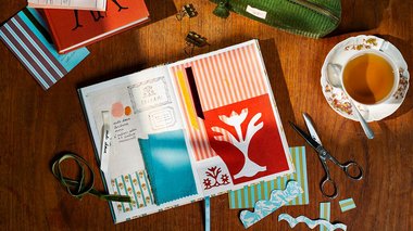 Inspiration carnet de couture scrapbooking