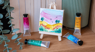Tuto mini aquarelle avec Sennelier
