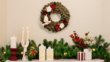 Tuto couronne de Noël en feutrine
