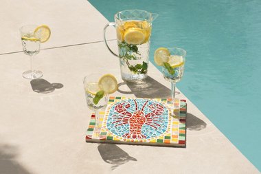 Tuto mosaïque : créer un plateau décoratif motif homard avec Rayher