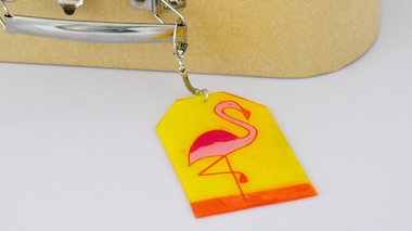 Tuto porte-clés Flamant Rose