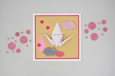 Faire-part de Naissance Cigogne