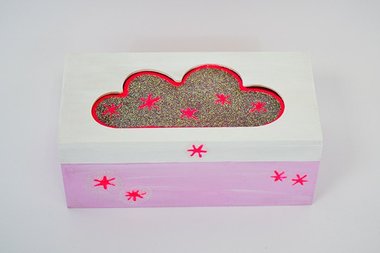 Vacances d'hiver - Boîte à bijoux nuage
