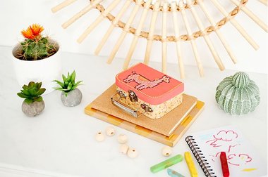 Fêtes et événements - Mini valisette Lama Décopatch®