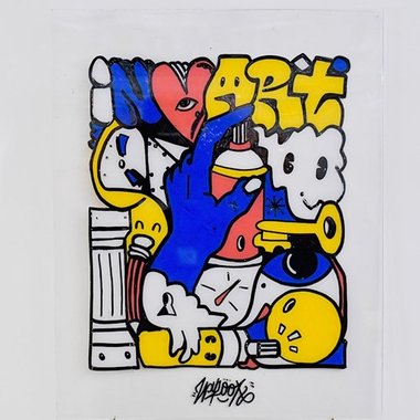 Graff en live - Posca Projet Street Art