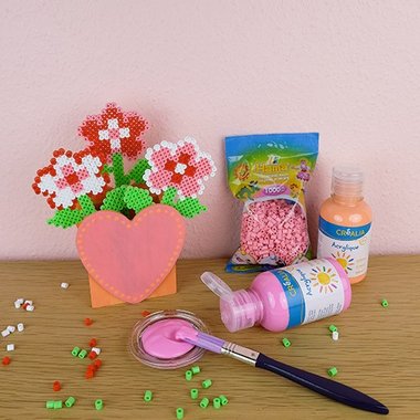 Tuto bouquet de fleurs en perles à repasser