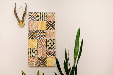 Je prends le temps - Mosaïque aquarellée