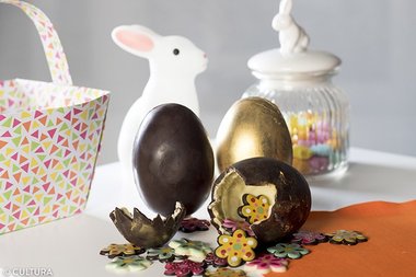 Pâques - Oeufs surprise en chocolat
