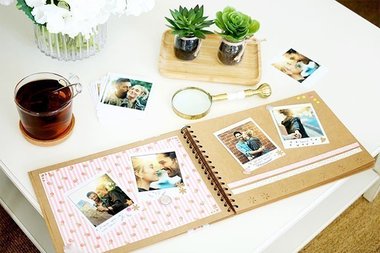 Je personnalise un album photo ou un livre d'or avec Créalia