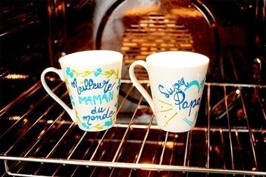 Duo de tasses Maman / Papa