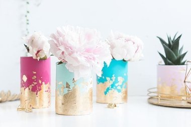 Vases modelés en pâte Fimo®  