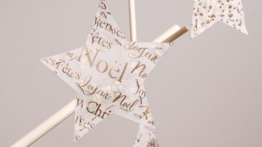 Tuto étoiles en papier à suspendre